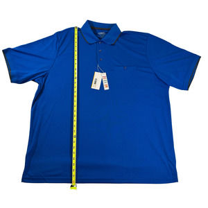 Men's Pique Polo w/ Pocket - 3XL, Royal Blue